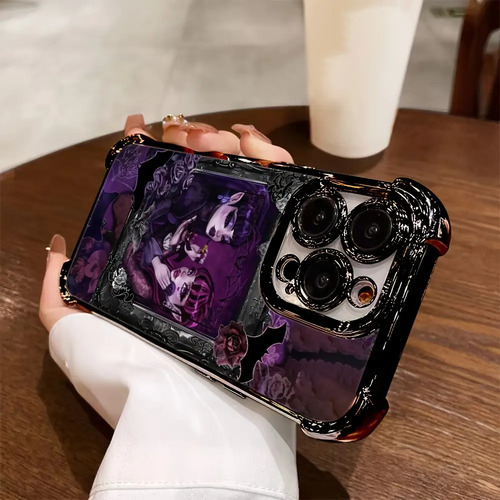 Funda De Teléfono Monster Cartoon H-high Para iPhone 17, 16e, 16, 15, 14, 13, 12, 11, Mini, Pro Max Air X Xr Xsmax 8, 7 Plus - S