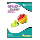 Papel Fotografico Doble Faz Semi-glossy A4/260gr/50 Hojas 