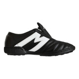 Tenis Fútbol Multitaco Negro Blanco Manríquez Infantil