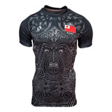 Camiseta Rugby Kapho Tonga Maori Black Negra Adultos