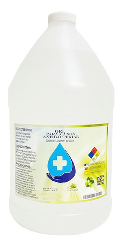 Gel Antibacterial 4 Litros Desinfectante Alcohol De Calidad