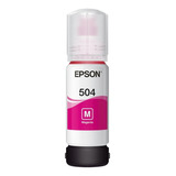 Botella Tinta Original Epson 504 Magenta L4150 L4160 L6161