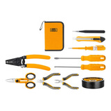 Set De Herramientas Electricista 11 Piezas Ingco + Estuche