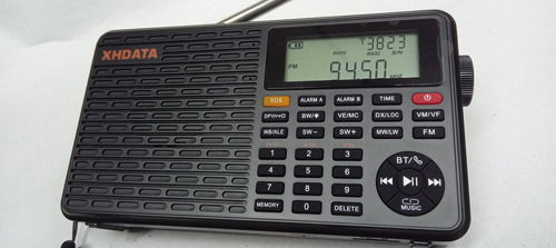 Radio Xhdata D-109 Wb Am Fm Sw Oc Bluetooth Sd Ñ Sony Tecsun