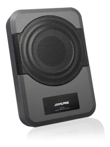 Sub Woofer Potenciado Alpine Pwe-s8 Extra Chato Amplificado