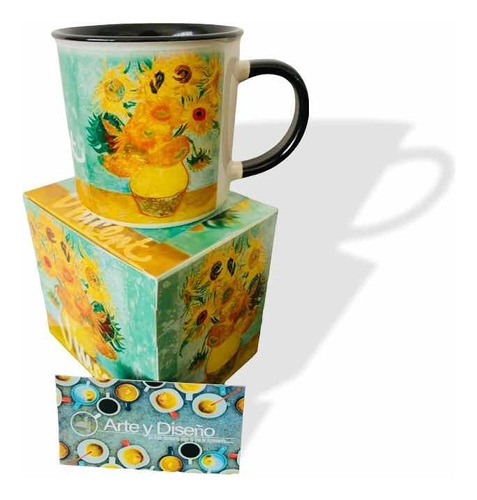 Taza Vintage Cerámica Van Gogh Los Girasoles