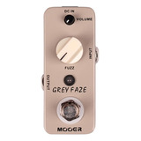 Pedal Fuzz Distorsion Guitarra True By Pass Grey Faze Mooer