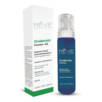 Oxidermic Espuma Dermolimpiadora Facial Vegana 200ml Piel Sensible | Envío gratis