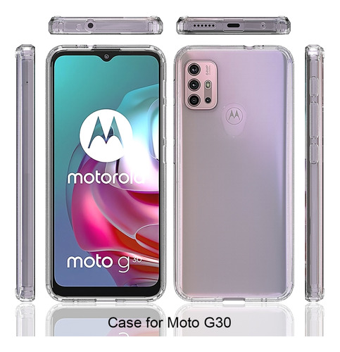 Funda Acrílica Para Motorola Moto G30/g20/g10 Tpu
