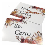 Placas Cadeira Dos Noivos - Kit 2 Placas Decoração Casamento