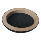 Base Calza Para Bocina 6.5 Mdf 3cm Alfombra ¡2 Piezas!