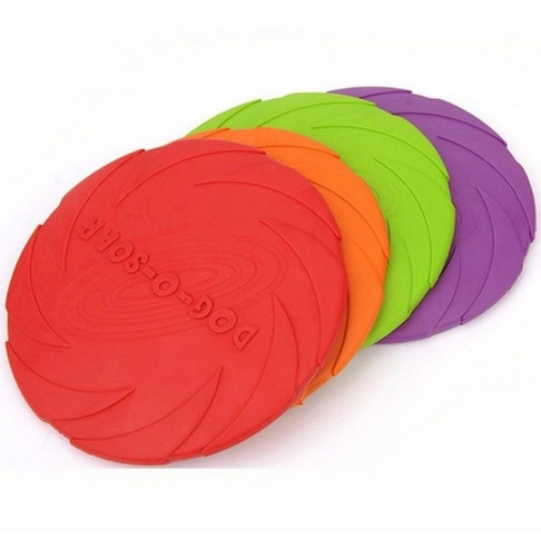 Juguete Frisbee Perro Cachorro Premium Colores 18cm.