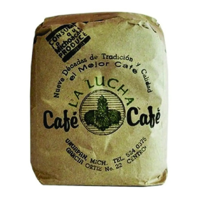 Café Molido Fino La Lucha Uruapan, Mich. 1kg.