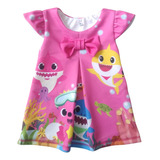 Vestido Batita Niña Bebé Casual Baby Shark