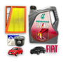 Kit Service Fiat Siena Palio Fire 4l Aceite 15w40 + Filtros Fiat Premio