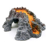 Ornamento Acuario Volcán Paisaje - Decoración Tanque Peces