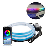 Cinta Led Rgb Con App Para Carro Capot Baul Secuencial 1.5 M