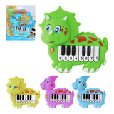 Brinquedo Teclado Musical Bebê Piano Dinossauro Com Músicas