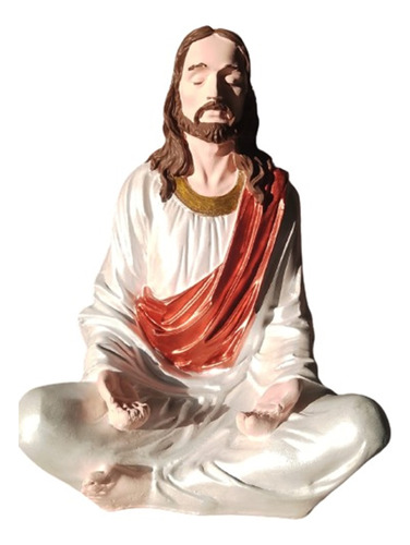 Jesús Sentado Meditando Sabiduría Decoración Hogar  Jesuscri