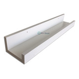 Kit 2 Prateleiras Decorativa Porta Temperos 60cm Mdf Cor Branco