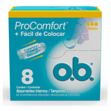 Absorvente Interno Ob Procomfort Médio 8 Unidades