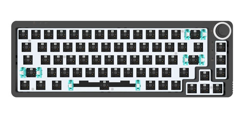 Lk67 65 Rgb Teclado Mecánico Modular Diy, 67 Teclas In...