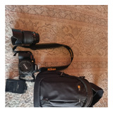 Nikon D3400 Dslr Color  Negro + Lente 55/200 + Bolso De Tra