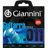 Encordoamento Guitarra 011 Giannini Geegst11 Kit C/3