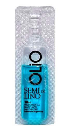 Tratamiento Ampolla Olio Semi Di Lino 10 Ml