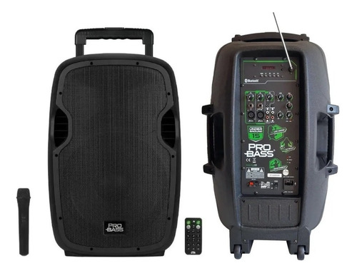 Bafle Portatil Probass Underground 15 Bluetooth Y Micrófono