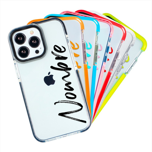 Funda Para iPhone Ultra Impacto Personalizada Con Tu Nombre