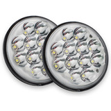 Par Faros Led 5 Pulgadas Alta Y Baja H4 36w Redondo Unidad