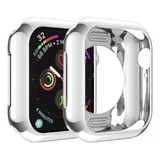 Carcasa Para Apple Watch Serie 5 Y 4 44mm Plateado