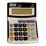 Calculadora Ecal Tc22 12 Digitos Gran Visor On/off Auto %