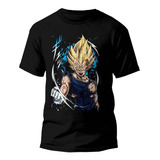 Polera Anime Majin Vegeta Dragon Ball Z Super Goku