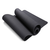 Tapete Yoga / Pilates / Relajacion / Ejercicios Piso - 6mm Color Negro