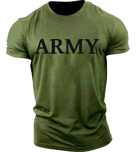 Remera Basica Premium Kingdom Vintage Mod Army