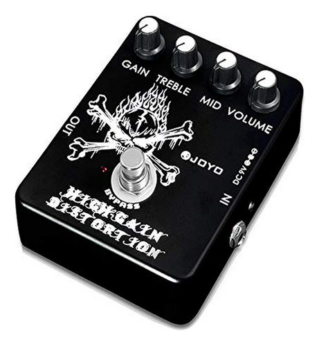 Pedal De Distorsión Joyo De Alta Ganancia Para Guitarra Eléc