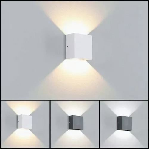 Lámpara Pared Led De 12w Foco Flotante Moderno Muro Interior