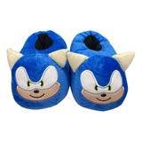 Babuchas Pantuflas Sonic Niños Y Adultos 