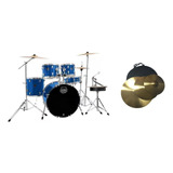 Bateria Mapex Pdg5245t Yb 22 5 Peças Prodigy Com Kit Pratos