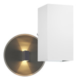 1x Arandela Duplo Facho Longo Externa Dicroica Alumínio Luminária Parede Mf164 Cor Branco 110v/220v