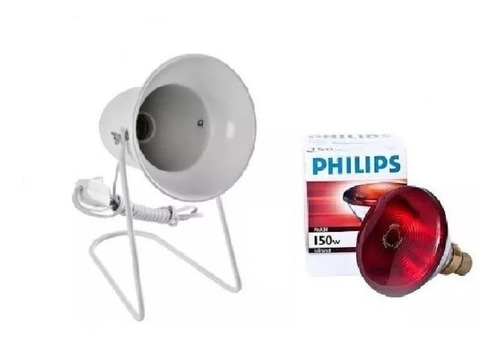 Lampada Philips 150w 110v Original + Suporte (kit)