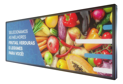 Painel De Led Rgb 135cm X 55cm Full Color P5 - Uso Externo