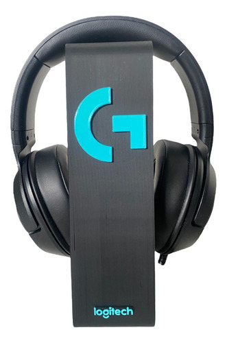 Suporte Headset Gamer Logitech Preto E Azul