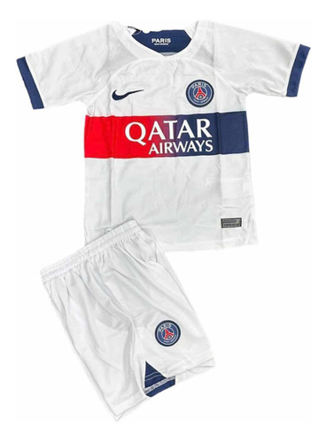 Jersey Playera Paris Niño Psg Visita Afición T. 10-12 Años