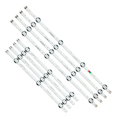 Kit Leds Samsung Un43j5200, Un43j5200af P2s1 - Aluminio, Nvo