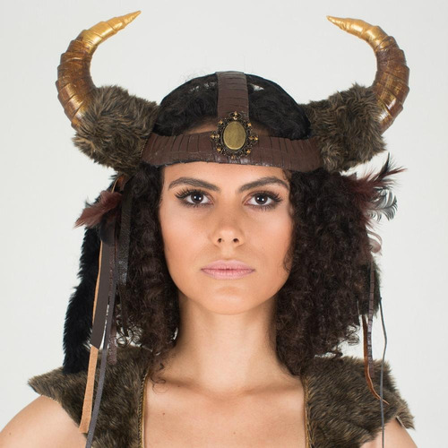 Chifre Viking Feminino - Acessório Para Fantasias