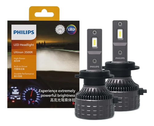 Kit Led H7 Philips  Ultinon 3500r 30w 2600lm