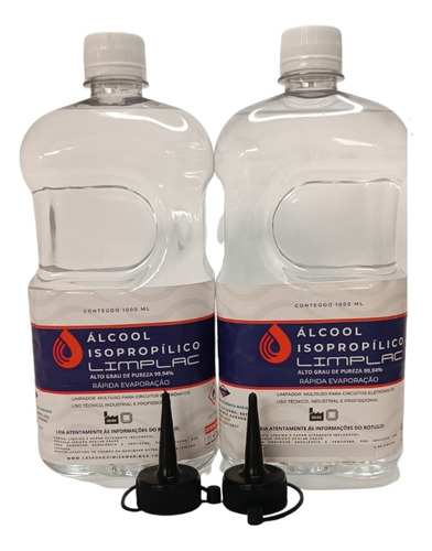 Álcool Isopropílico Limpeza 2 Litros Limplac